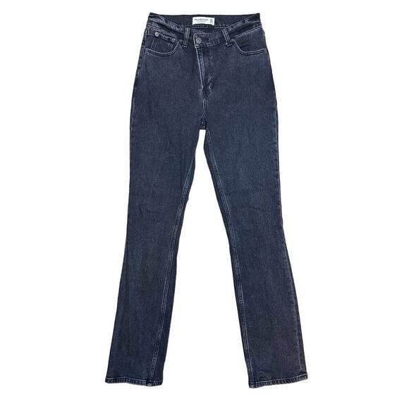 Abercrombie 90s Slim Straight Ultra High Rise Jeans - Picture 1 of 8